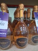 4 Bottles of Ruinart Blanc de Blancs 750ml Champagne - RRP circa £320