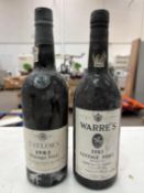 2x Bottles of Taylors/Warres 1983 Vintage Port -75cl