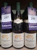 5 Bottles of Domaine Herve AZO 750ml Chablis (2002)