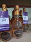 4 Bottles of Ruinart Blanc de Blancs 750ml Champagne - RRP circa £320