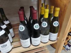 12 Bottles Louis Latour - 6 Savigny-les-Beaune Premier Cru (1990); 4 Bourgogne Cuveé Latour (2002);