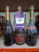 3 Bottles of Francois Seconde Blanc de Blancs 750ml Champagne (Brut Millesime 1998) - RRP circa £300