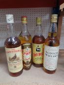 4x Bottles of Blended Scotch Whiskies