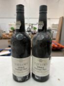 2x Bottles of Taylors 1983 Vintage Port -75cl