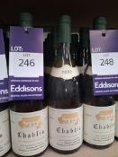 5 Bottles of Domaine Herve AZO 750ml Chablis (2002)