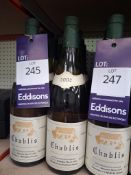 5 Bottles of Domaine Herve AZO 750ml Chablis (2002)