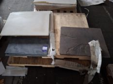 10 Various Tiles and Flag to Pallet - Lift out fee - £5 + VAT