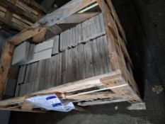 Pallet of Grey Distressed Limestone; Coverage: 16.52 SQM; Dimensions: 68 Piece at 400mm x 400mm x