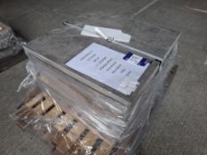 12 Boxes of Marble Effect Fioranese Porcelain Italy Grey Matt; Coverage: 17.28 SQM; Measurements: