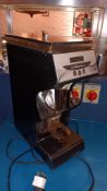 Nuova Simonelli MYTHOS220 Mythos 1 on-demand coffee grinder and Coffee grounds knock box – Located