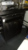 Foster LR150-A stainless steel single door 150 litre undercounter freezer, serial number