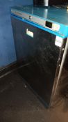 Lec CRS200ST hinged single door 200 litre refrigerator, serial number 410210524444441136 – Located