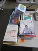 Assortment of Health & Nutrition books – (Viewing strongly recommended to ascertain quantities and