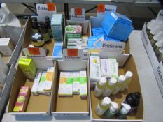 Assortment of care products to 6 x boxes as lotted to include ointments, cutaneous spray solution,