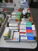 Assortment of oral hygiene products as lotted to include Kingfisher Natural toothpaste, Sarakan
