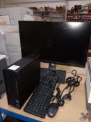 Hewlett Packard 501-PF20119 desktop PC with Lenovo Thinkvision VSBY1442 – Intel Core i5 Processor (