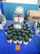 54 x Assorted bottles of Natures Aid capsules as lotted to include Turmeric, Spirulina – (Viewing