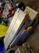 2 folding aluminium step ups