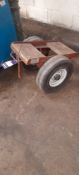 1000 kg 2 wheel trolley