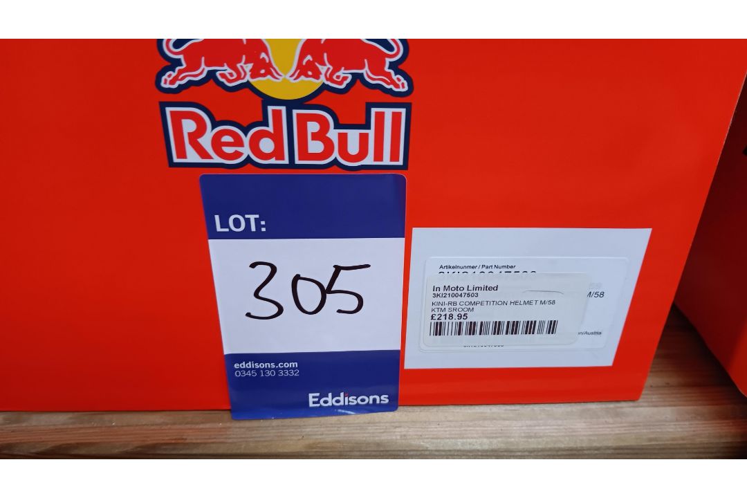 Red Bull Kini-RB competition helmet M/58 rrp. £218 (Viewing strongly recommended) - Image 2 of 2