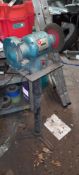 Clarke International pedestal bench grinder