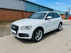 AUDI Q5 2.0TDI (177) *S-LINE PLUS* QUATTRO AUTOMATIC - 2015 MODEL - AIR CON - SAT - ONLY 82K MILES