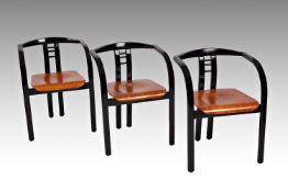 SET OF THREE TON CHAIRS | CZECHOSLOVAKIA (CZECH / BOHEMIAN 80S AND 90S OF THE 20TH CENTURY)