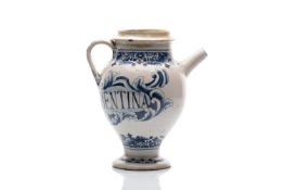 PHARMACY SYRUP CONTAINER | DELFT (NETHERLANDS / DUTCH 18TH CENTURY)