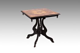 INLAID COFFEE TABLE | CENTRAL EUROPE (CENTRAL EUROPE / CENTRAL EUROPEAN END OF THE 19TH CENTURY)