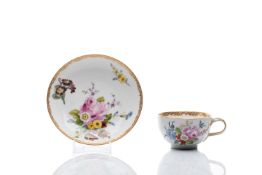 CUP WITH SAUCER | MEISSEN (GERMANY / GERMAN 18TH CENTURY)