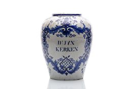 DUYN KERKEN VASE | DELFT (NETHERLANDS / DUTCH 18TH CENTURY)
