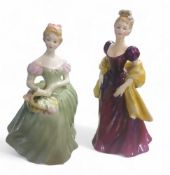 A Royal Doulton figure, Loretta, HN2337;  another, Clarissa, HN2345 (2)