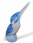 A Royal Copenhagen model,  of a Kingfisher, blue wave mark, 2257