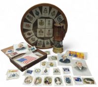 Boxes & Objects  - a Prima brass and copper miner's lamp; a collection of early 20th century B.D.V