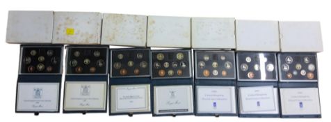 Numismatics - Royal Mail, 1986 United Kingdom Proof Coin Collection, cased with certificate;