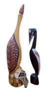 Aboriginal artwork - Mick Minkara Ngaruwanajirri Inc. Nguiu, Bathurst Island N.T. polychrome painted