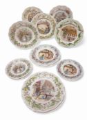 Bramley Hedge collector's plates - Spring, Summer, Autumn, Winter, The Discovery, Candlelight