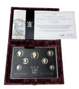 Numismatics - a Royal Mint 1996 United Kingdom Silver Anniversary Collection sterling silver proof