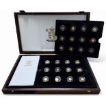 A Royal Mint The Precious Fine Gold Collection, twenty-four proof .999 fine gold coins from
