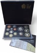 A Royal Mint 2011 The United Kingdom Proof Coin Set, COA, presentation case and card outer box