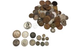 A George III  silver half crown 1817;   a George VI crown, 1937;   others, half crown, 1936,