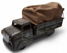 A Louis Marx Military tin plate truck, marked Royal Artillery no.41573147, Royal Artillery