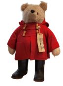 A Gabrielle Designs Paddington bear, amber and black plastic eyes, black moulded plastic nose,
