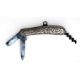 A late 19th/early 20th century novelty 9ct gold 'pistol grip' miniature pocket knife pendant, 9ct - Image 3 of 3
