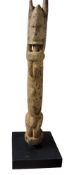 Tribal Art - a Dogon figural fertility carving,  101cm high, Mali, West Africa