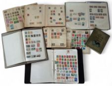 Stamps- World stamps in eight binders, very mixed condition but a large quantity of mainly used