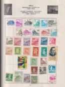 Stamps- Two Pelham Major Stamp Albums containing a mint , used and CTO collection of World stamps