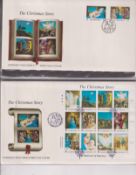 Stamps- Two binders of Guernsey FDC's between 1969 and 1997 99% unaddressed in excellent