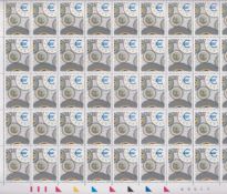 Stamps- Italy, collection of unmounted mint stamps in three large binders mainly in sheets and