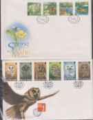 Stamps- Two 4 ring binders of Isle of Man First Day Covers between 1973 and 1998, many unaddressed